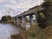 Claude Monet The Railway Bridge oil on canvas